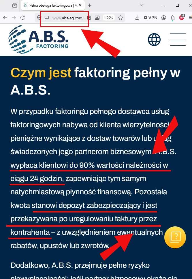 Zasady wypłaty kwoty faktoringowanej