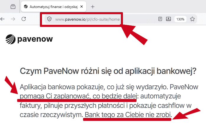 Szybko o korzyści CFO Suite