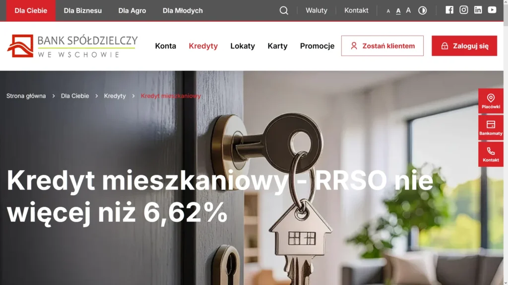 Kredyt hipoteczny Ban Spółdzielczy Wschowa